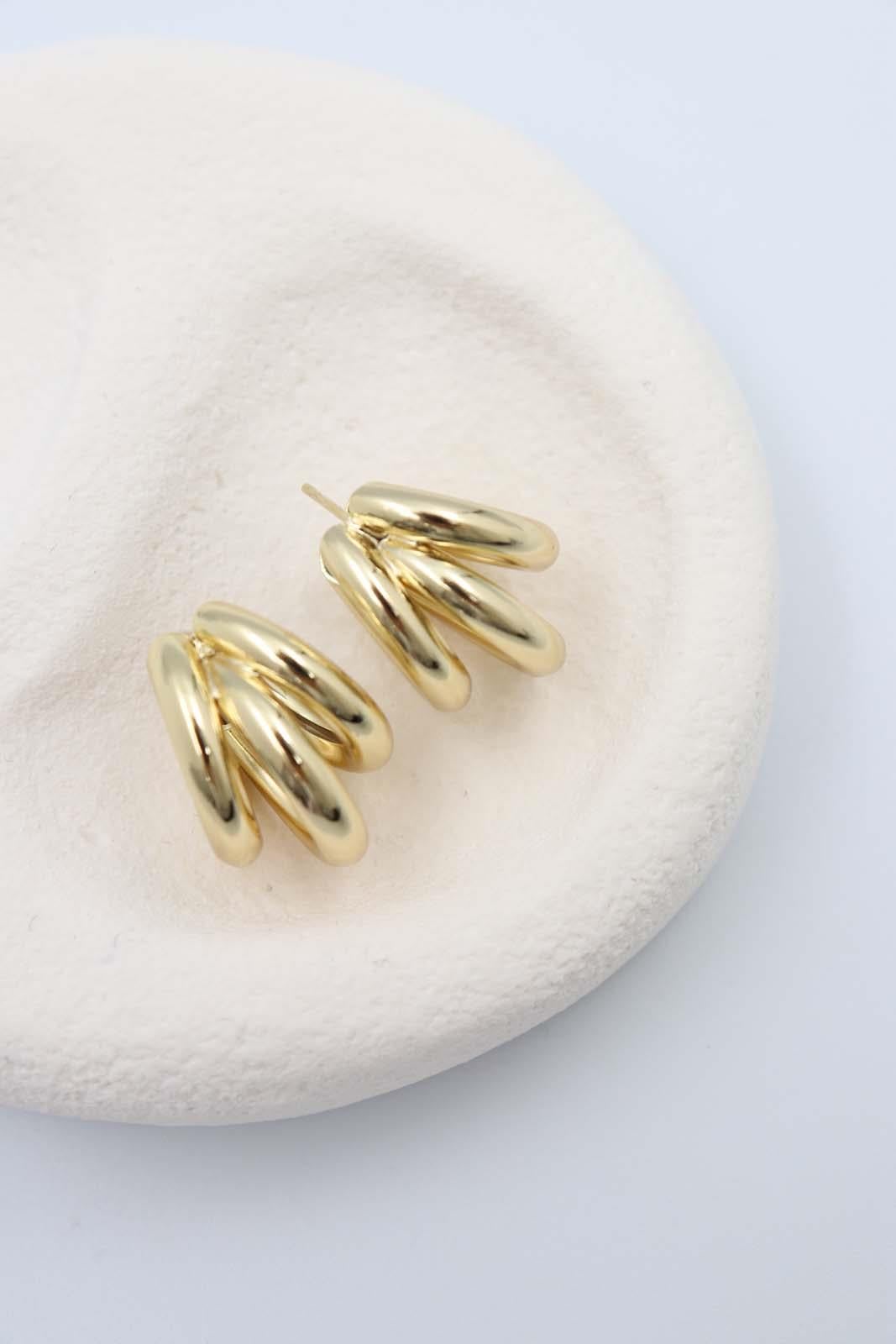  Cristine Gold  Küpe[14K]