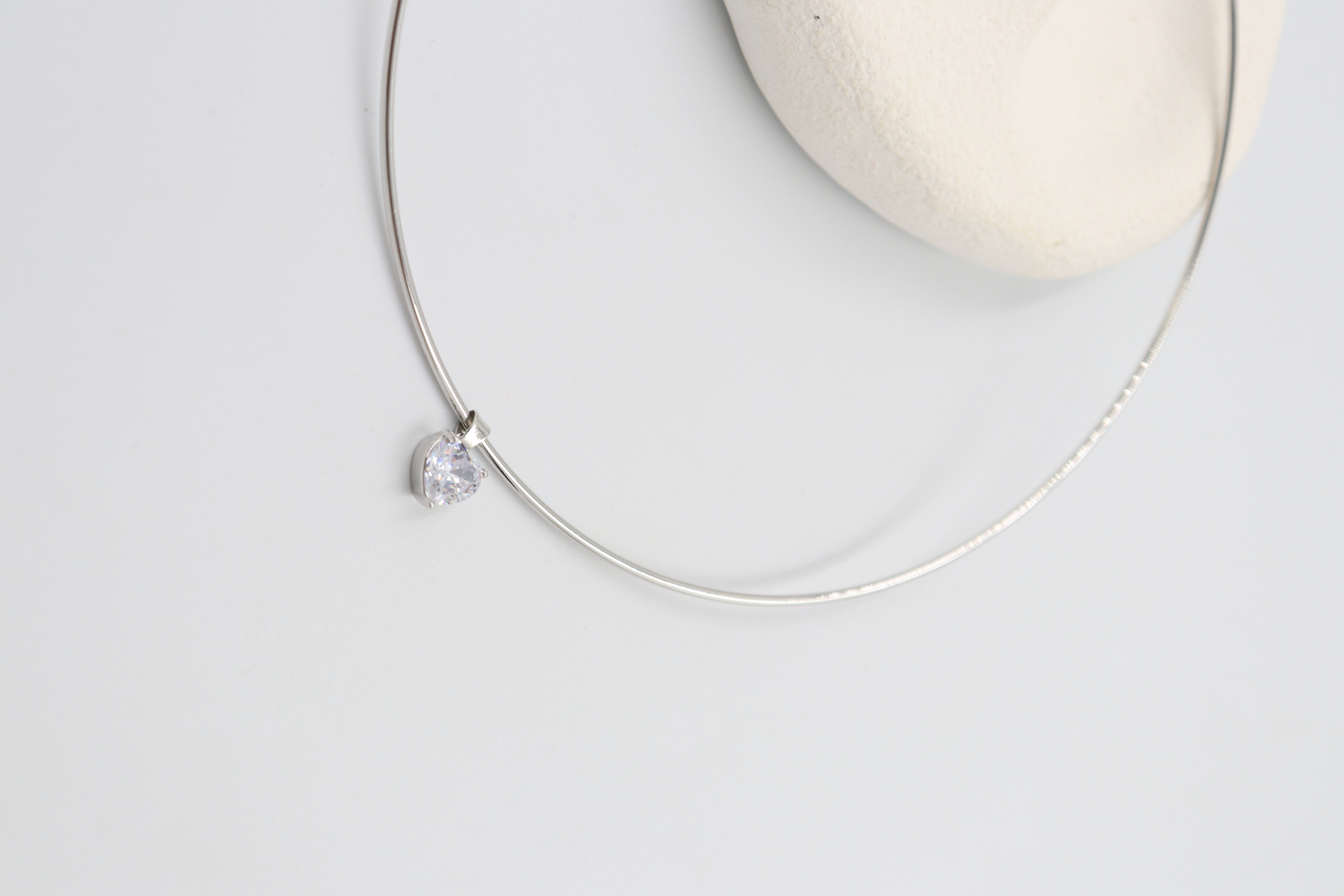 Choker kolye silver 