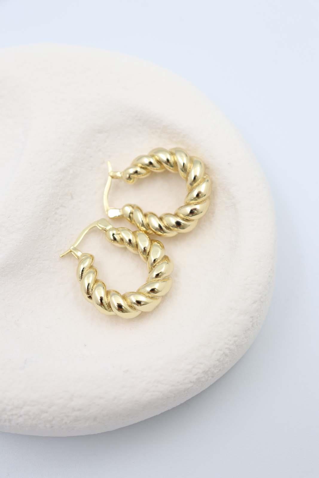 Crocetta  Gold  Küpe[14K]