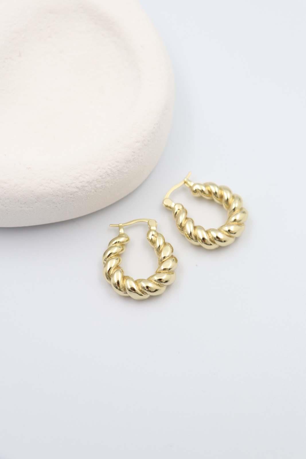 Crocetta  Gold  Küpe[14K]