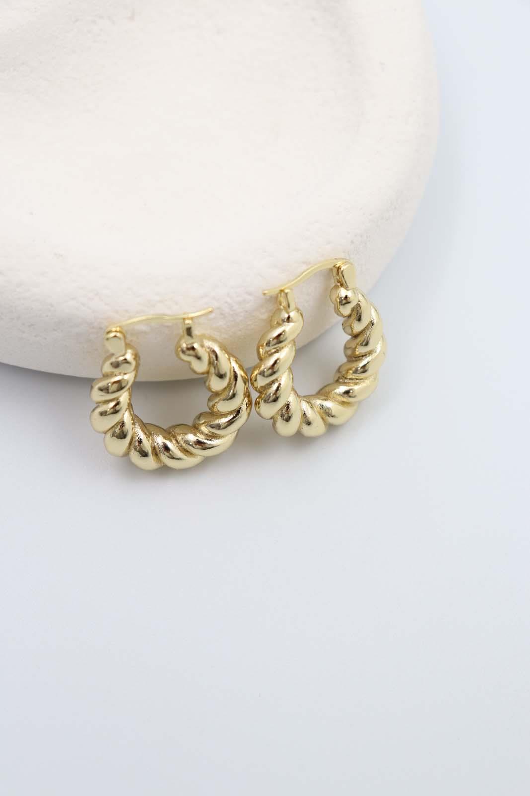 Crocetta  Gold  Küpe[14K]