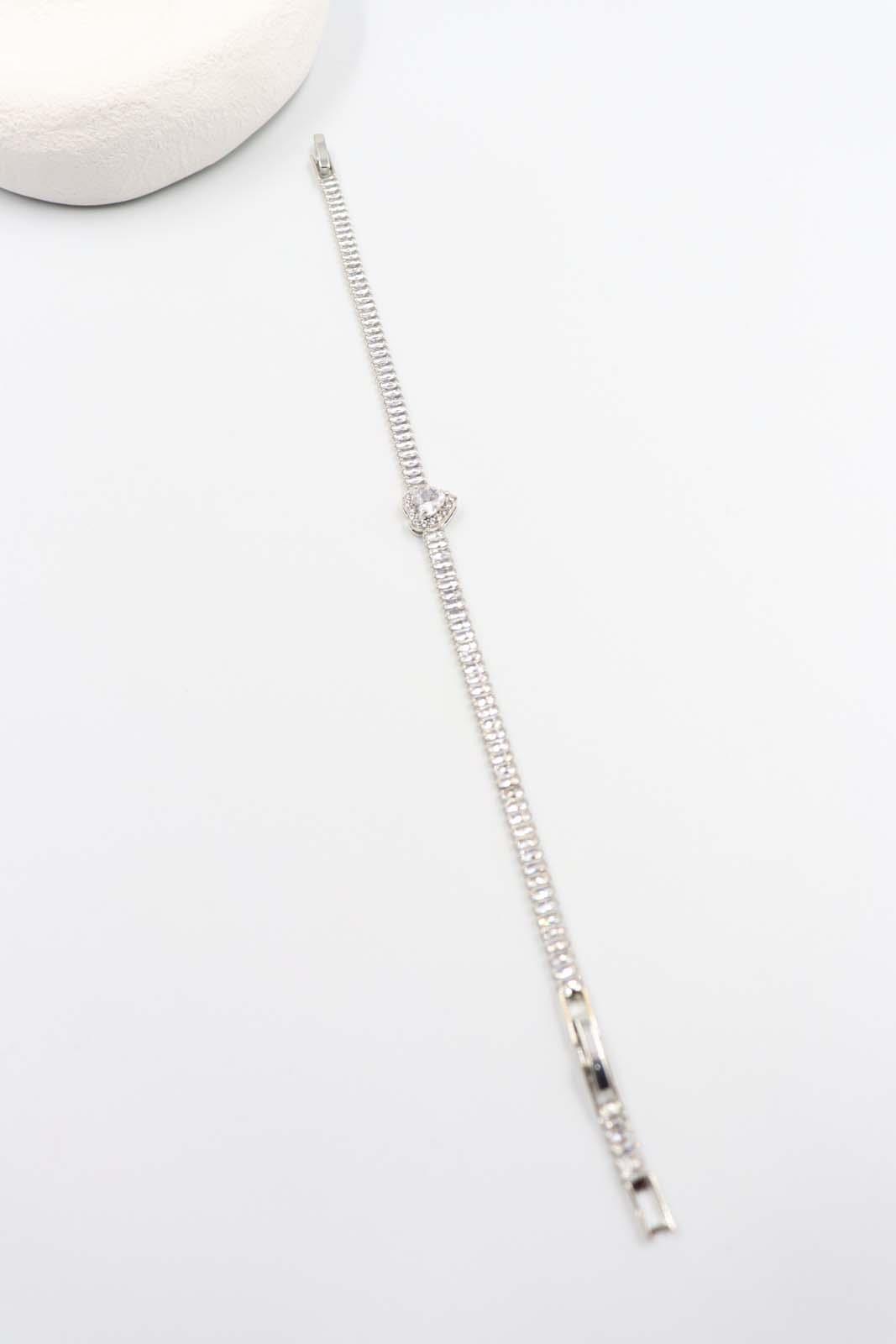 Flower Silver Bileklik