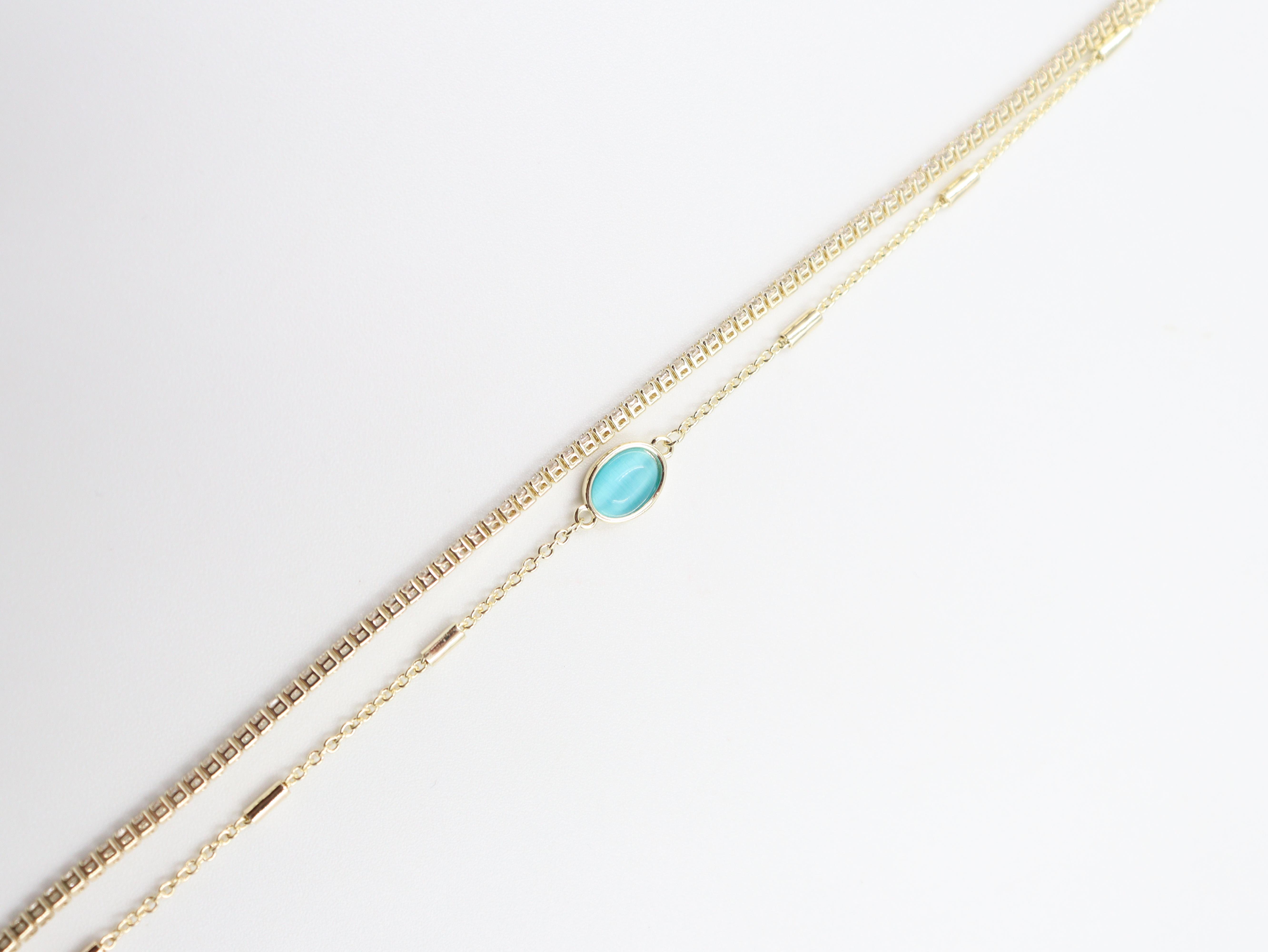 Gemma VIP Gold Bileklik (14k)