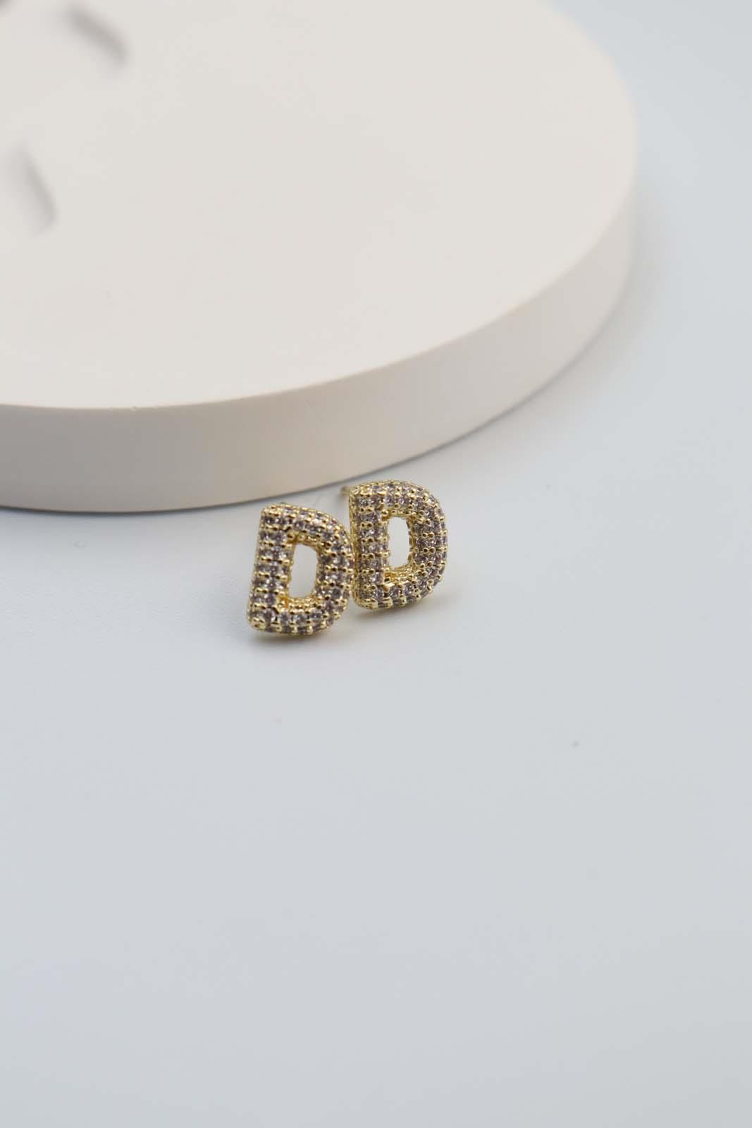 Gold Harf Küpe