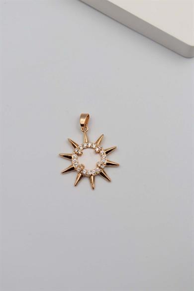 Güneş Gold Kolye Ucu