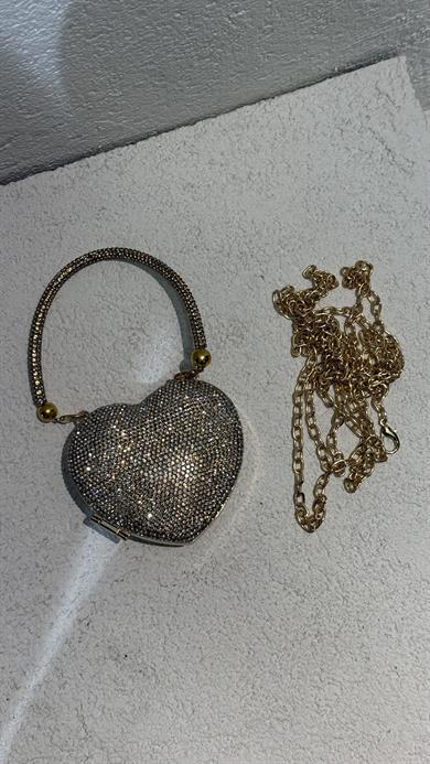 Love baby gold çanta