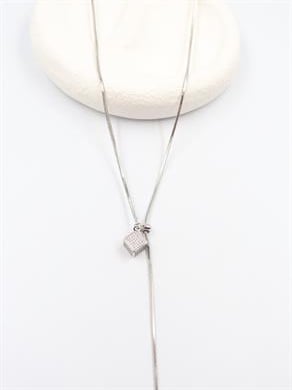 Norelia Silver V Kolye(90cm)