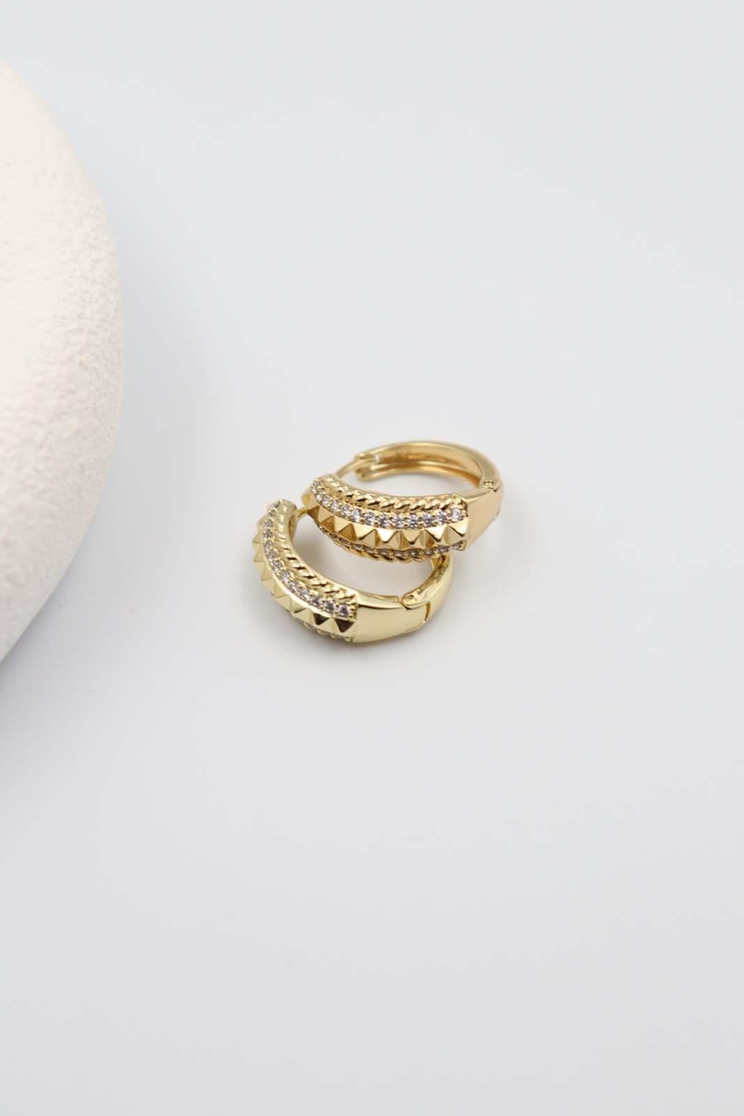 Almagro Gold Küpe(14K)