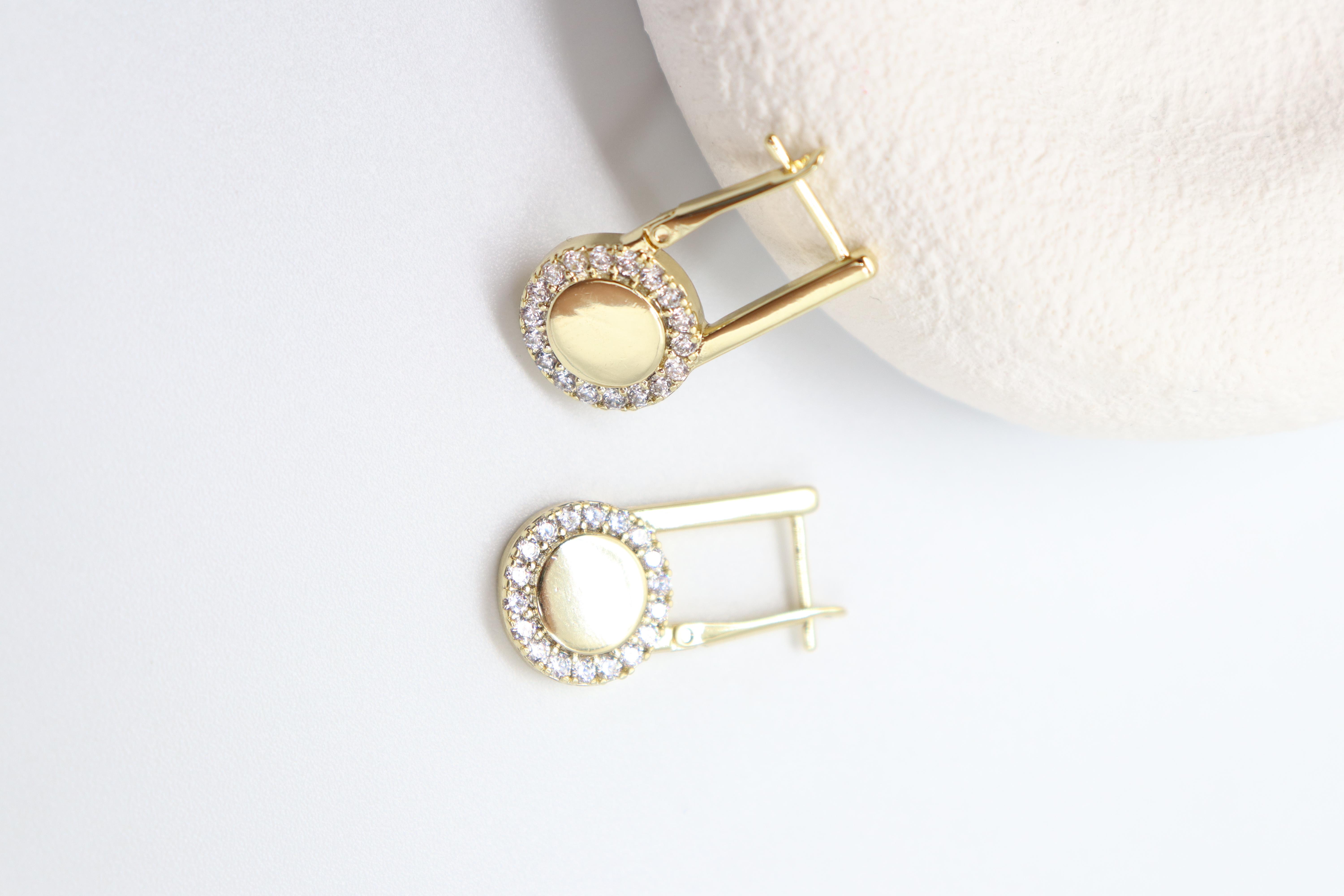 Artemisia Gold Küpe (14k)