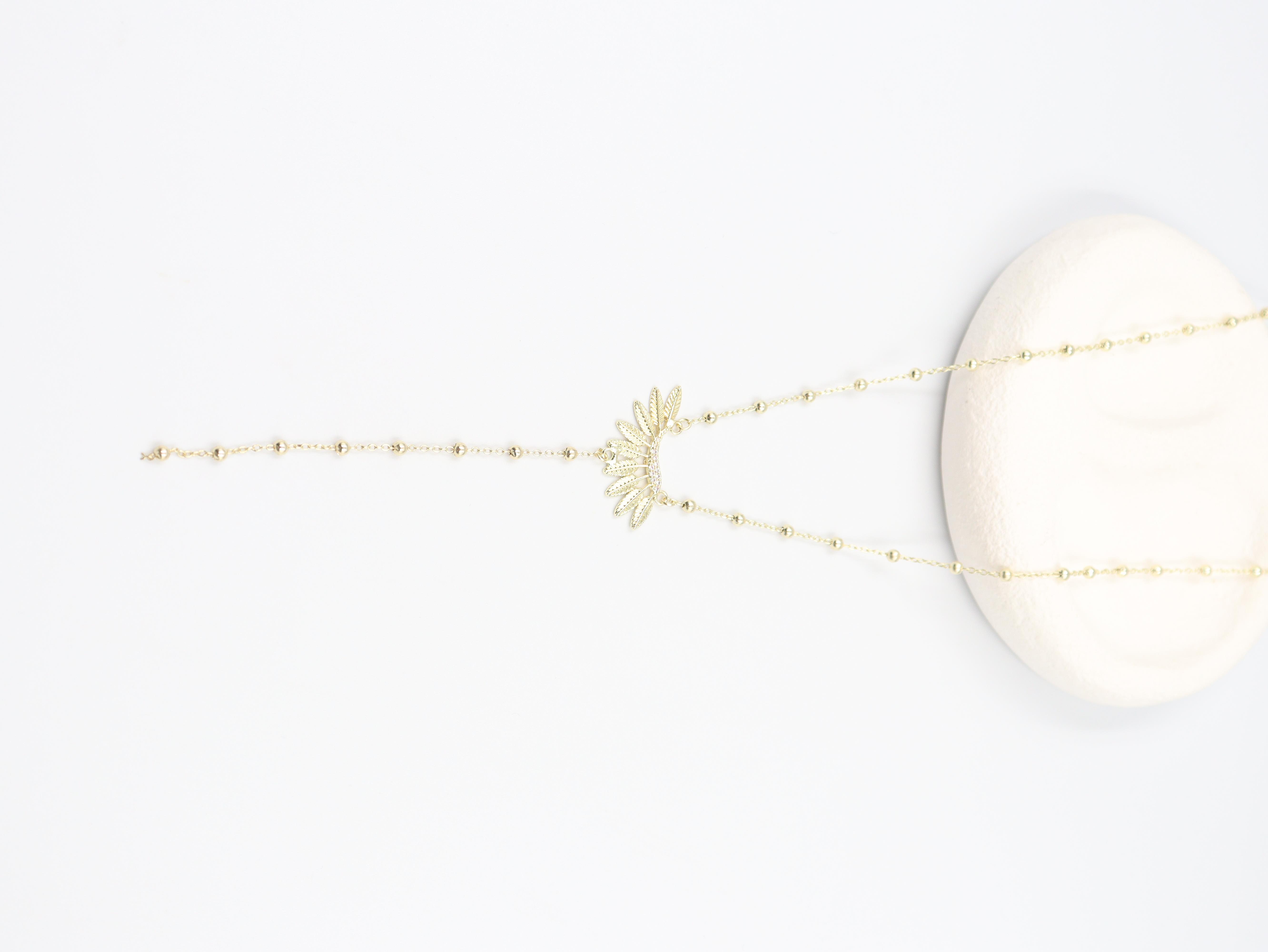 Avenza Gold V Kolye(70cm)
