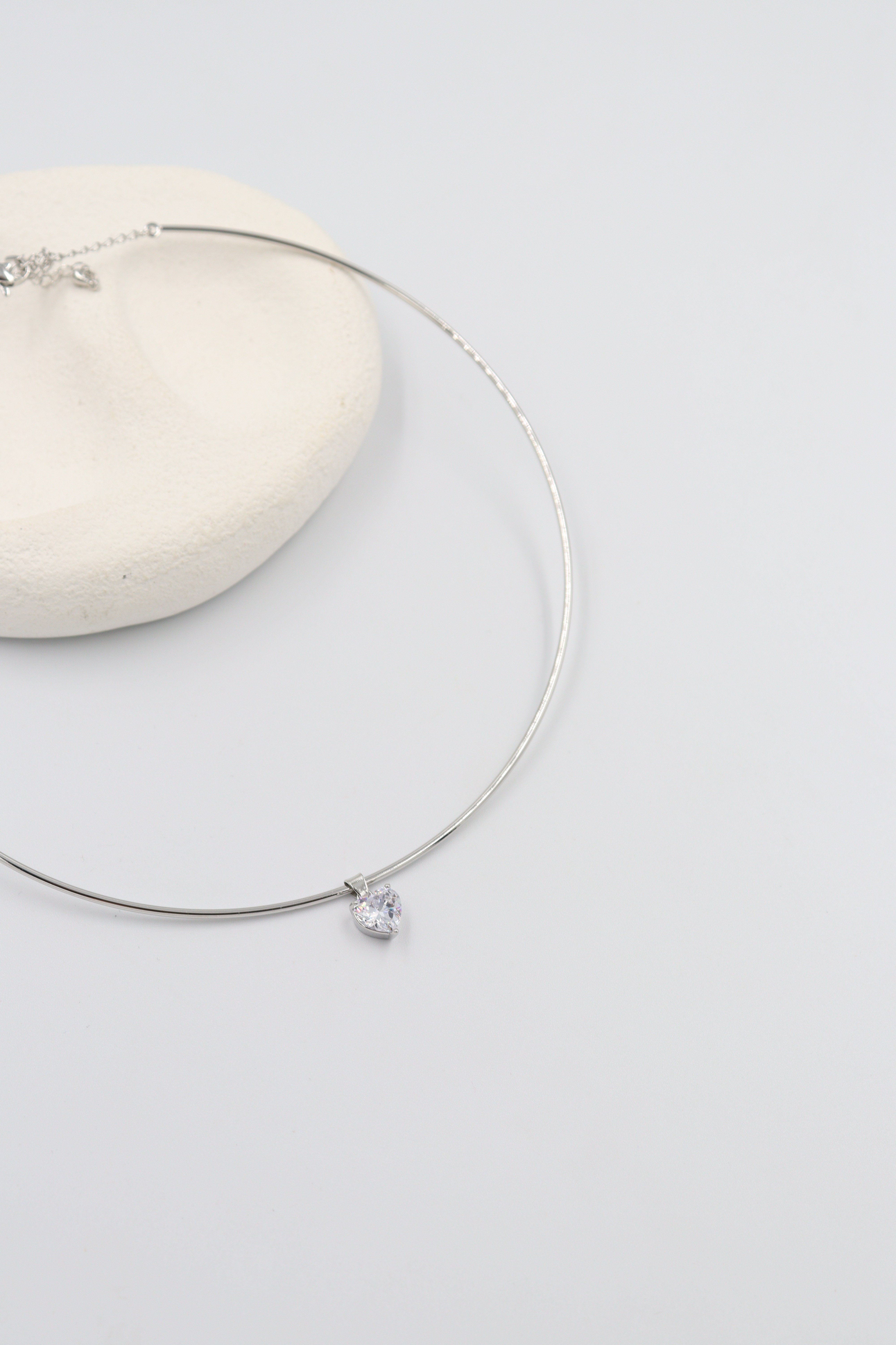 Choker kolye silver 