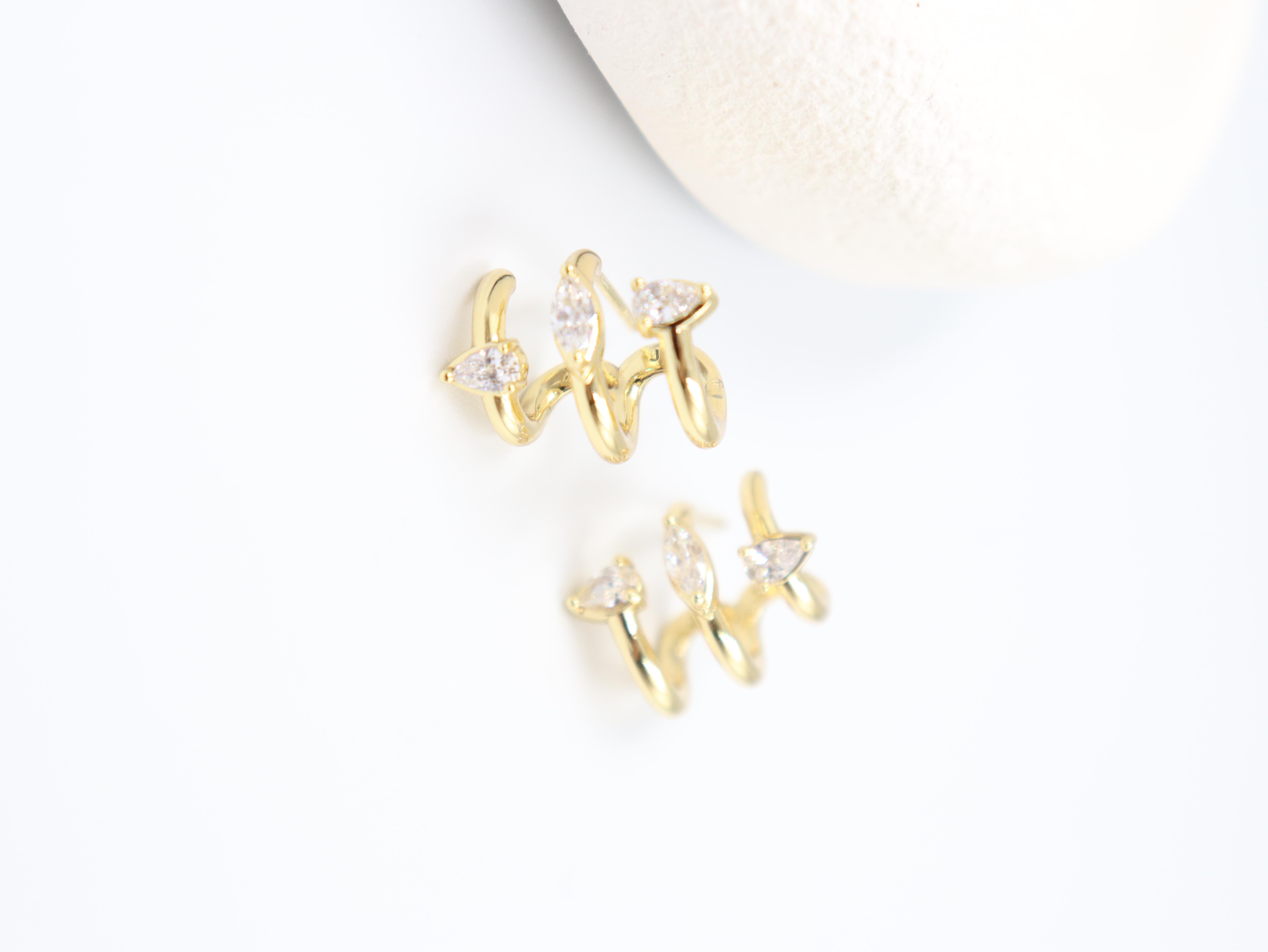 Diamante VIP Gold Küpe (14K)