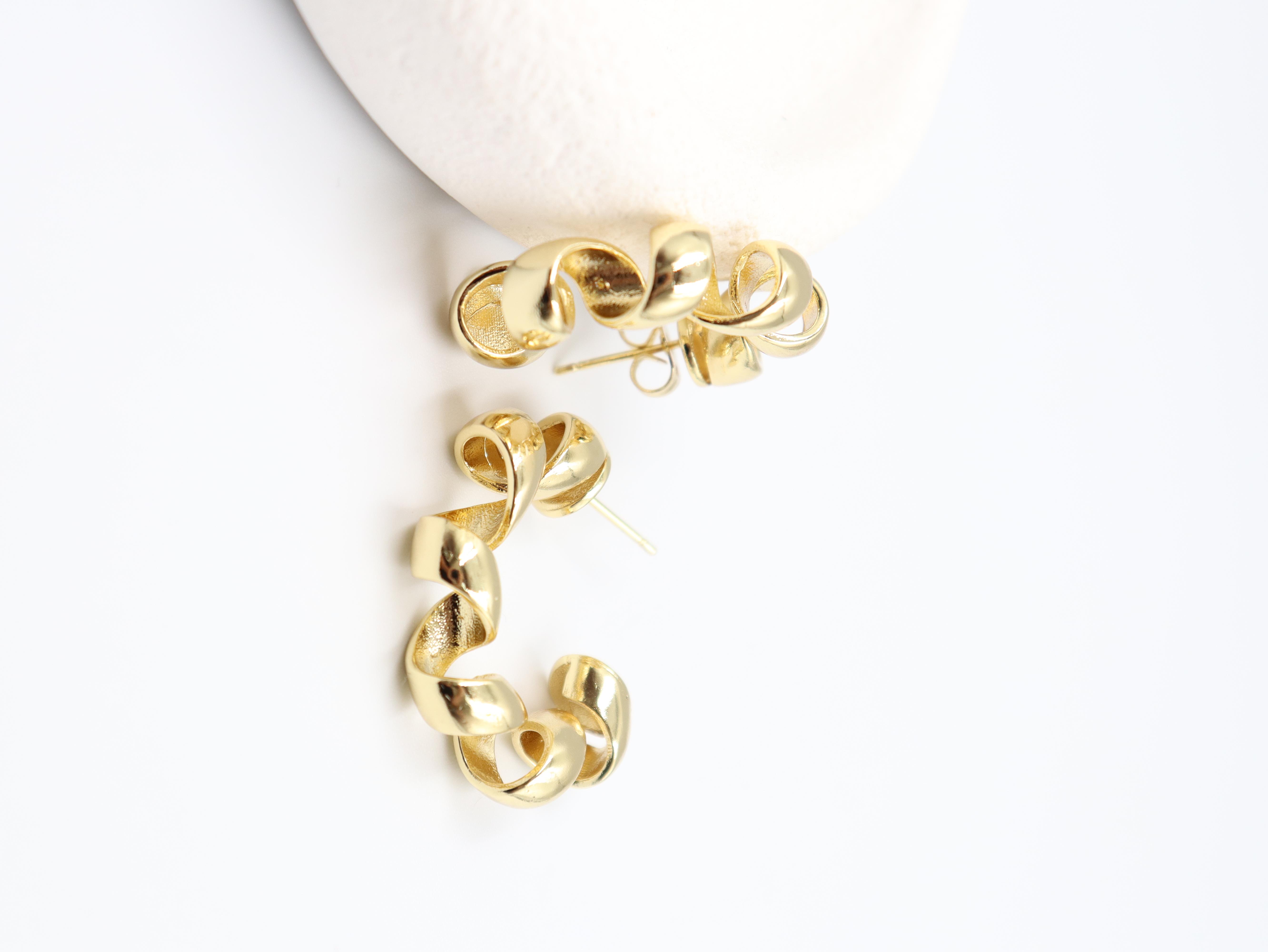 Elverra Gold Küpe