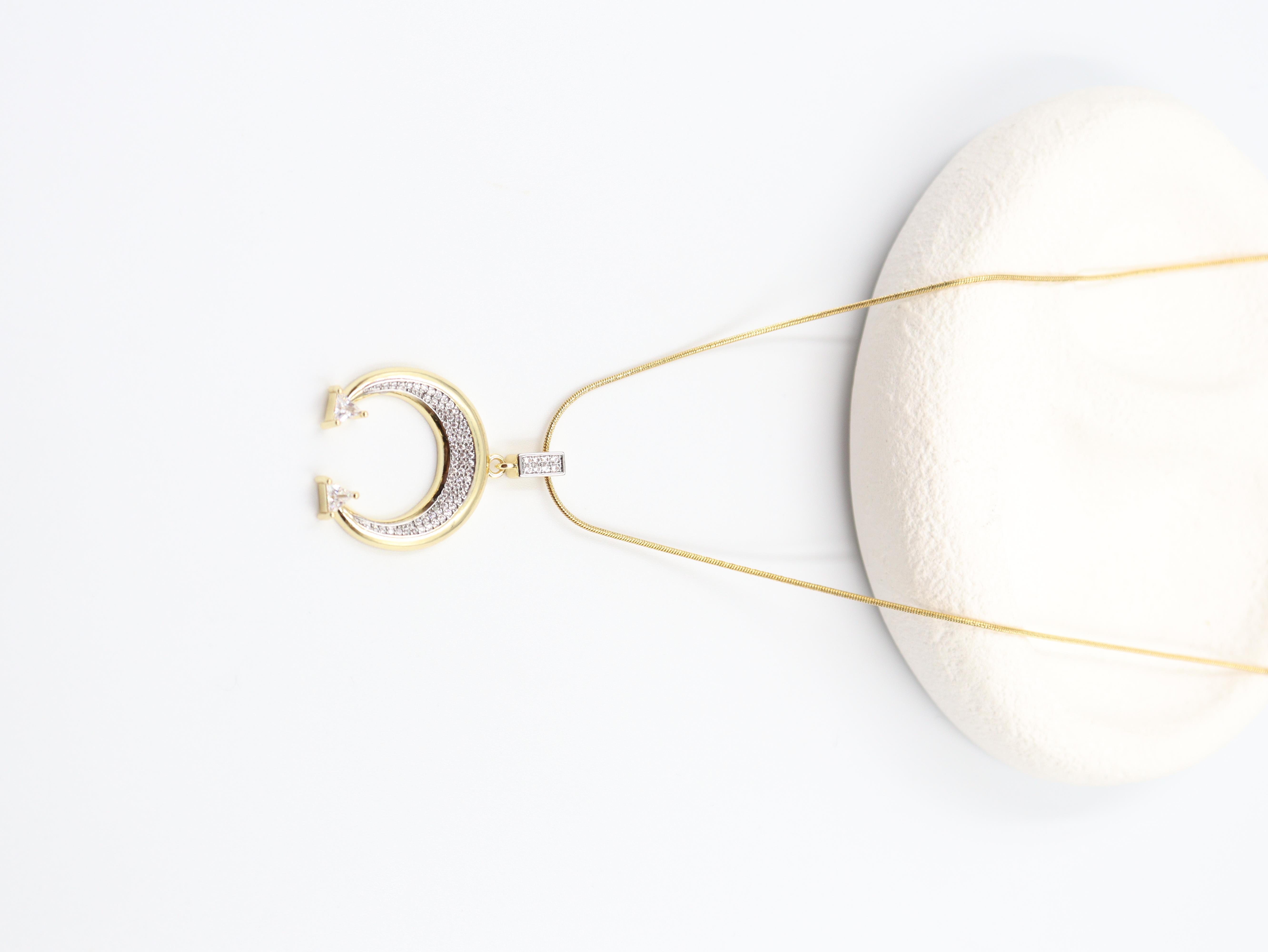 Evelynea Gold Kolye(50+5cm)
