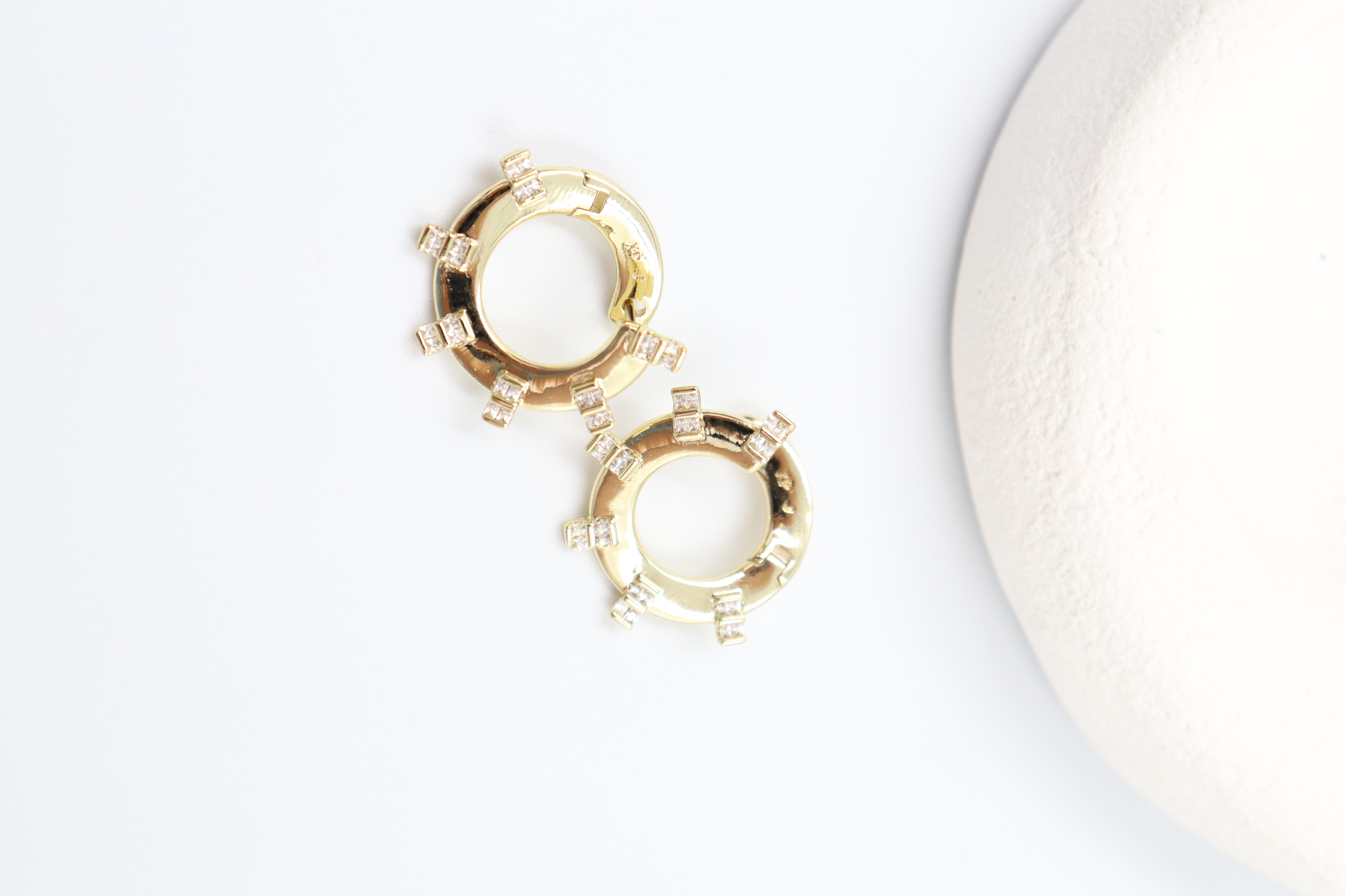 Gimignano Gold Küpe (14k)