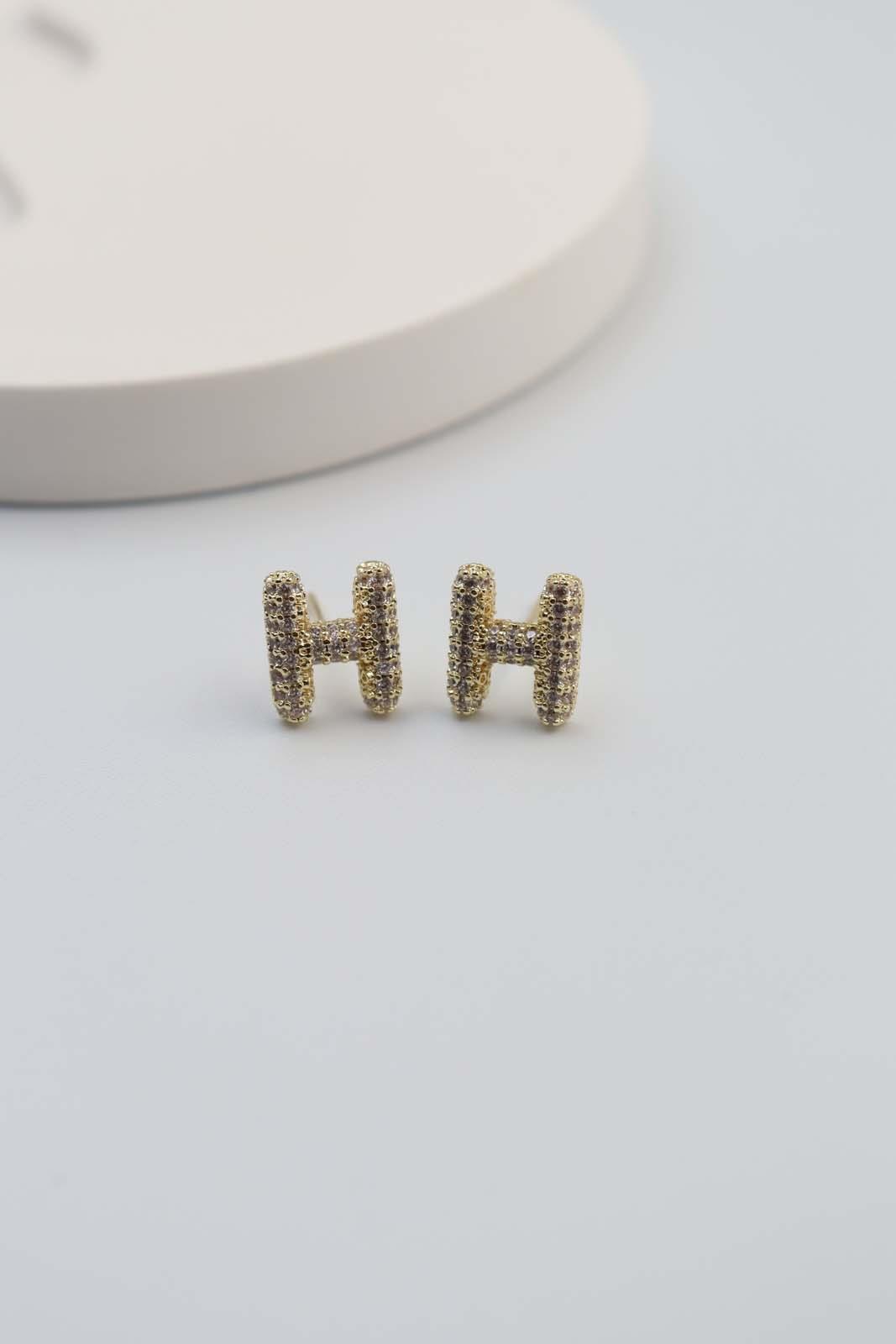 Gold Harf Küpe