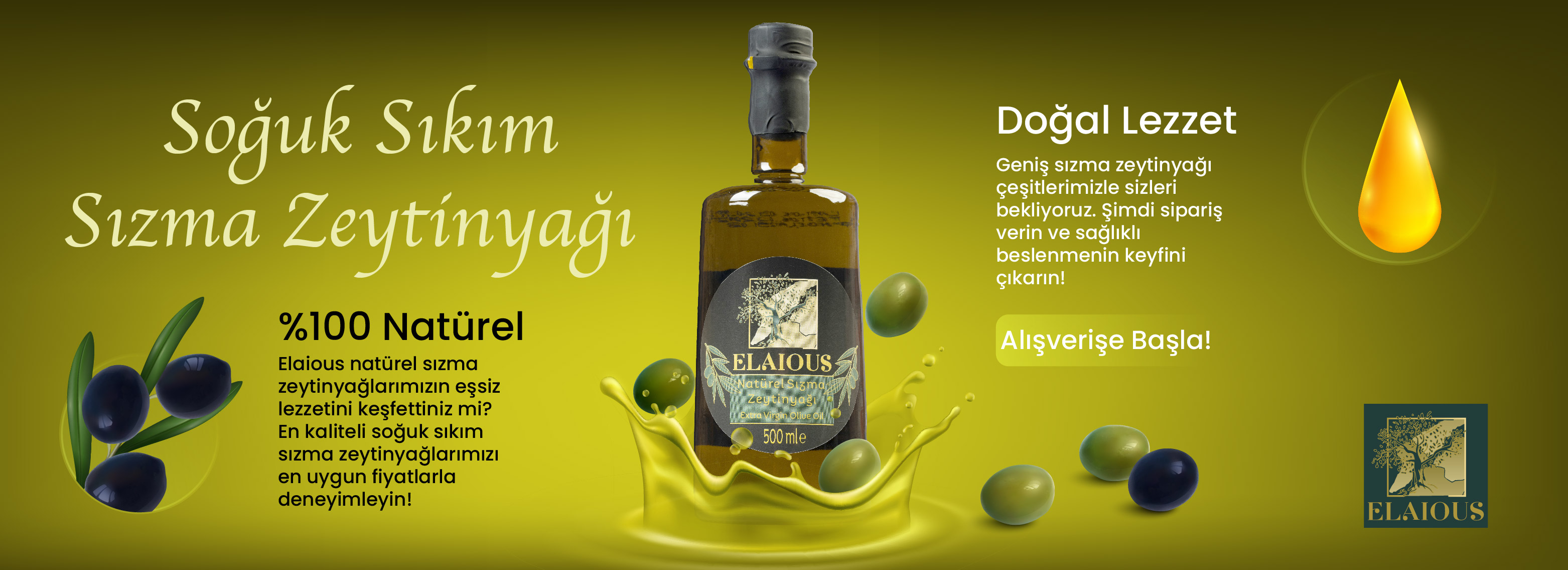 Soğuk Sıkım Sızma Zeytinyağı