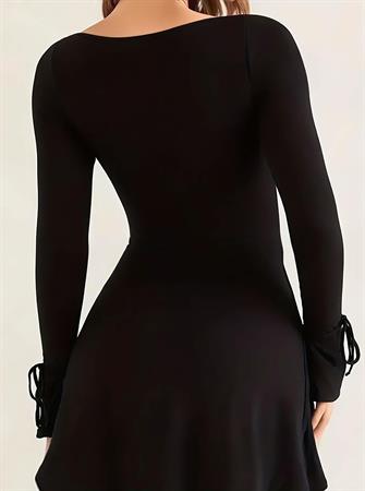 Siyah Şık Fantezi Elbisesi, Kadın Gecelik