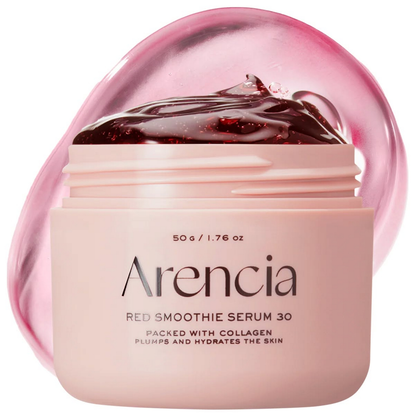 Arencia Fresh Red Smoothie Serum – Kolajen Destekleyici ve Aydınlatıcı Elastikiyet Artırıcı Serum 50g