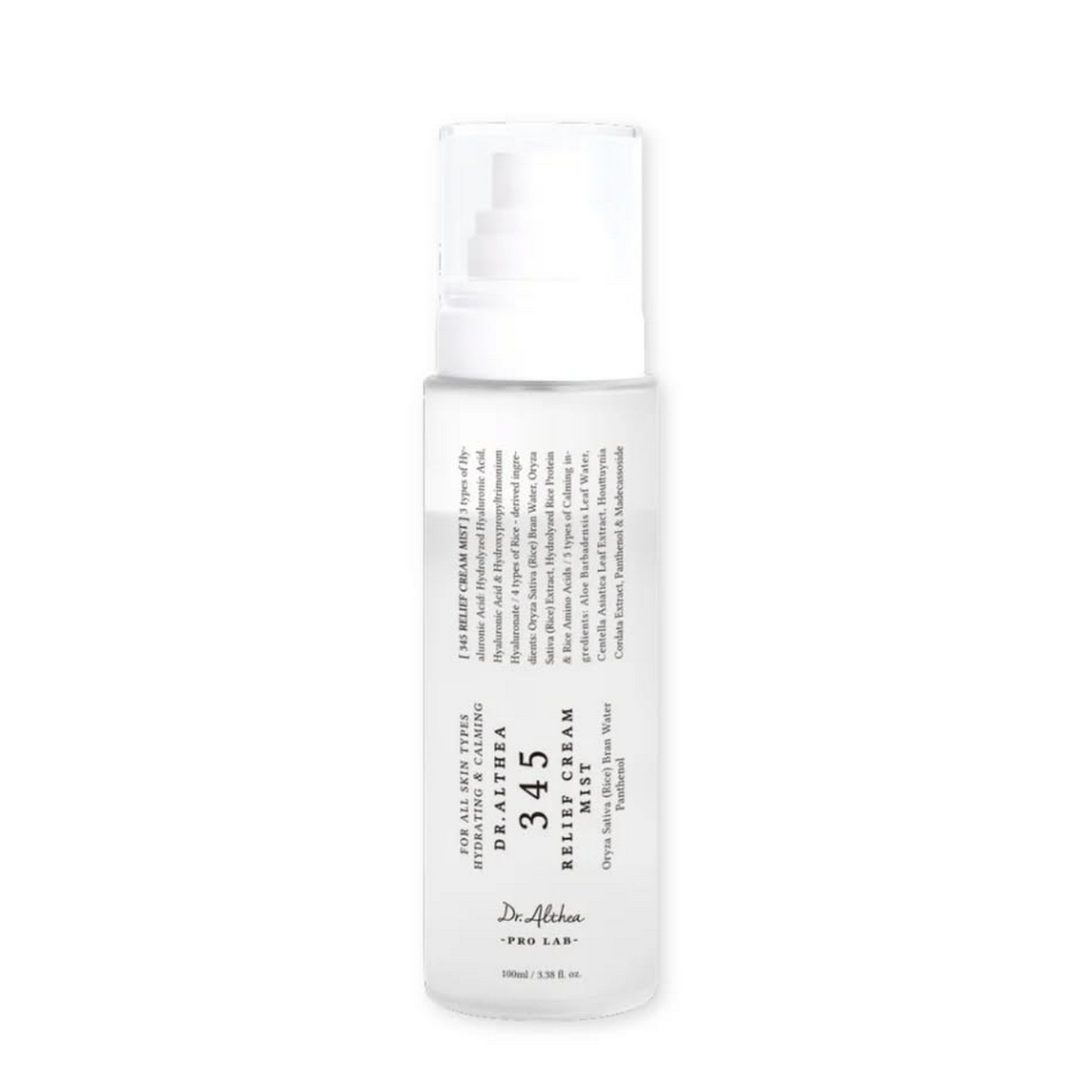 Dr.Althea Relief Cream Mist – Yatıştırıcı, Bariyer Destekleyici Nemlendirici Yüz Misti 100ml