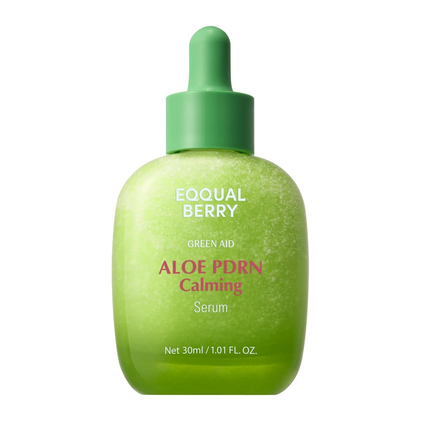 Eqqualberry Aloe PDRN Calming Serum – Hassas ve Akneye Eğilimli Ciltler için Yatıştırıcı ve Onarıcı Serum 30ml