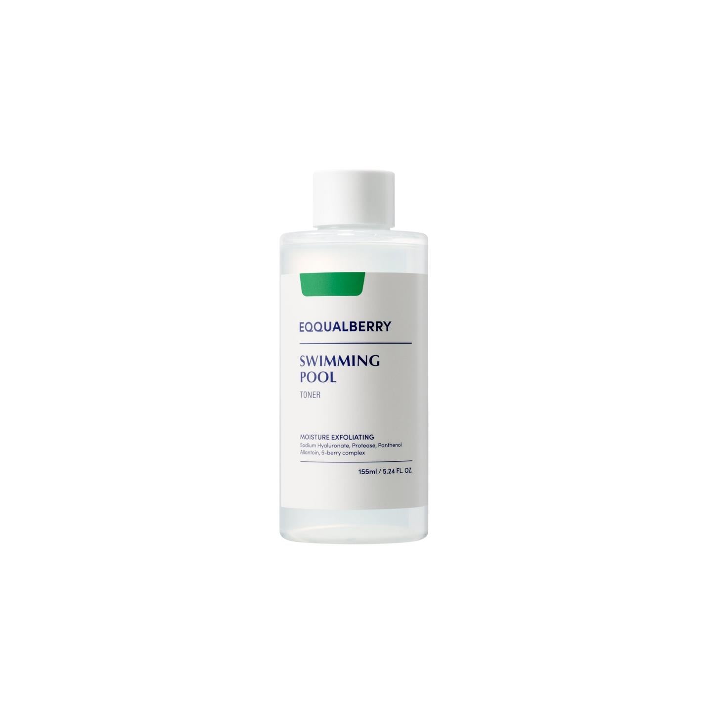 Eqqualberry Swimming Pool Toner – Nazik Eksfoliasyon ve Yoğun Nem SağlayıcıTonik 155ml