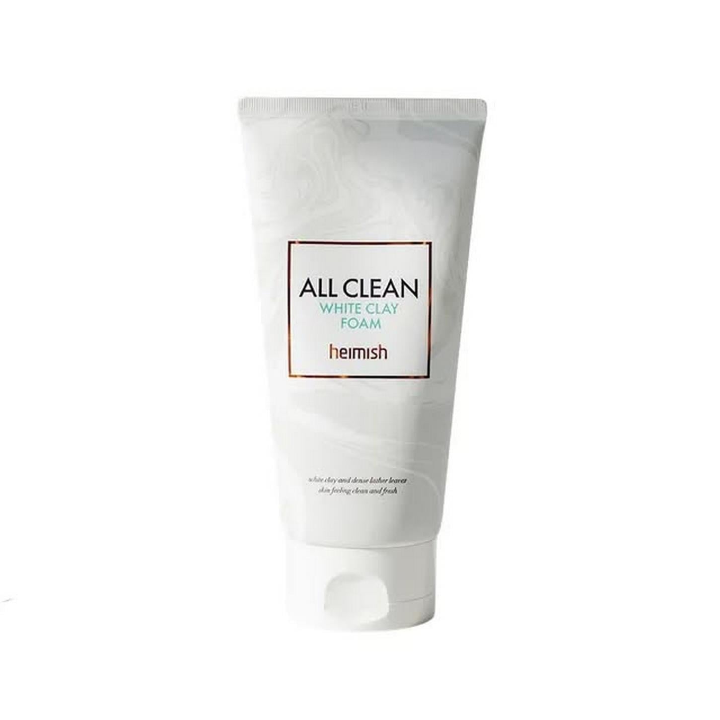 Heimish All Clean White Clay Foam - Gözenek Temizleyici ve Arındırıcı Beyaz Kil Köpük Temizleyici 150g