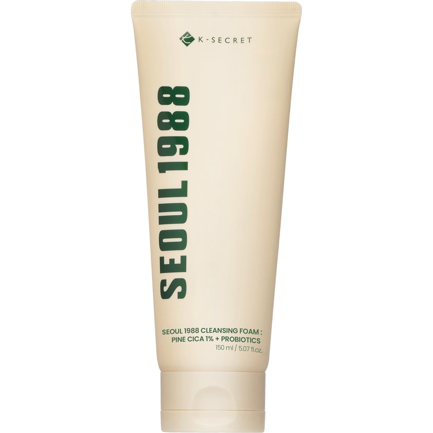 K-Secret SEOUL 1988 Cleansing Foam : Pine Cica 1% + Probiotics – Gözenek Arındırıcı ve Yatıştırıcı Temizleme Köpüğü 150ml