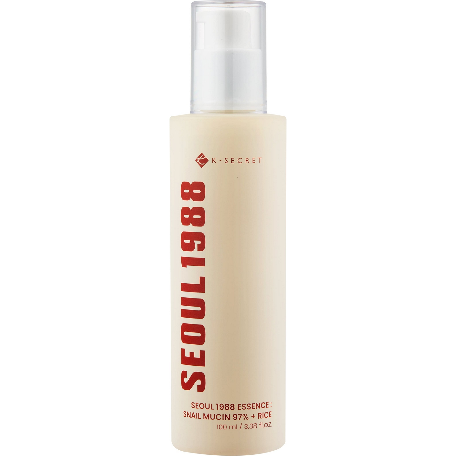 K-Secret SEOUL 1988 Essence : Snail Mucin 97% + Rice - Onarıcı ve Aydınlatıcı Salyangoz Özlü Esans 100ml