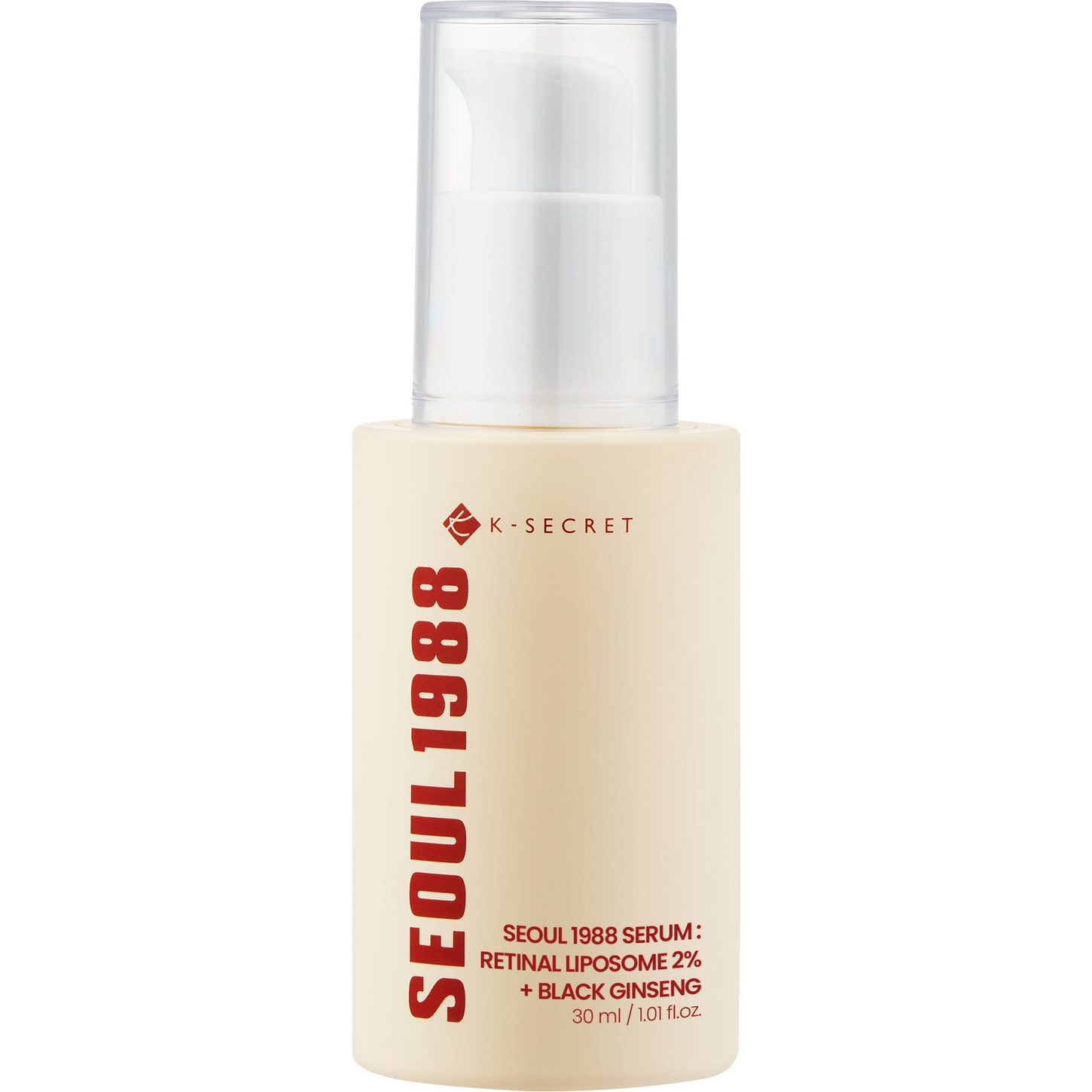 K-Secret SEOUL 1988 Serum : Retinal Liposome 2% + Black Ginseng - Kırışıklık Karşıtı ve Aydınlatıcı Retinal Serum 30ml