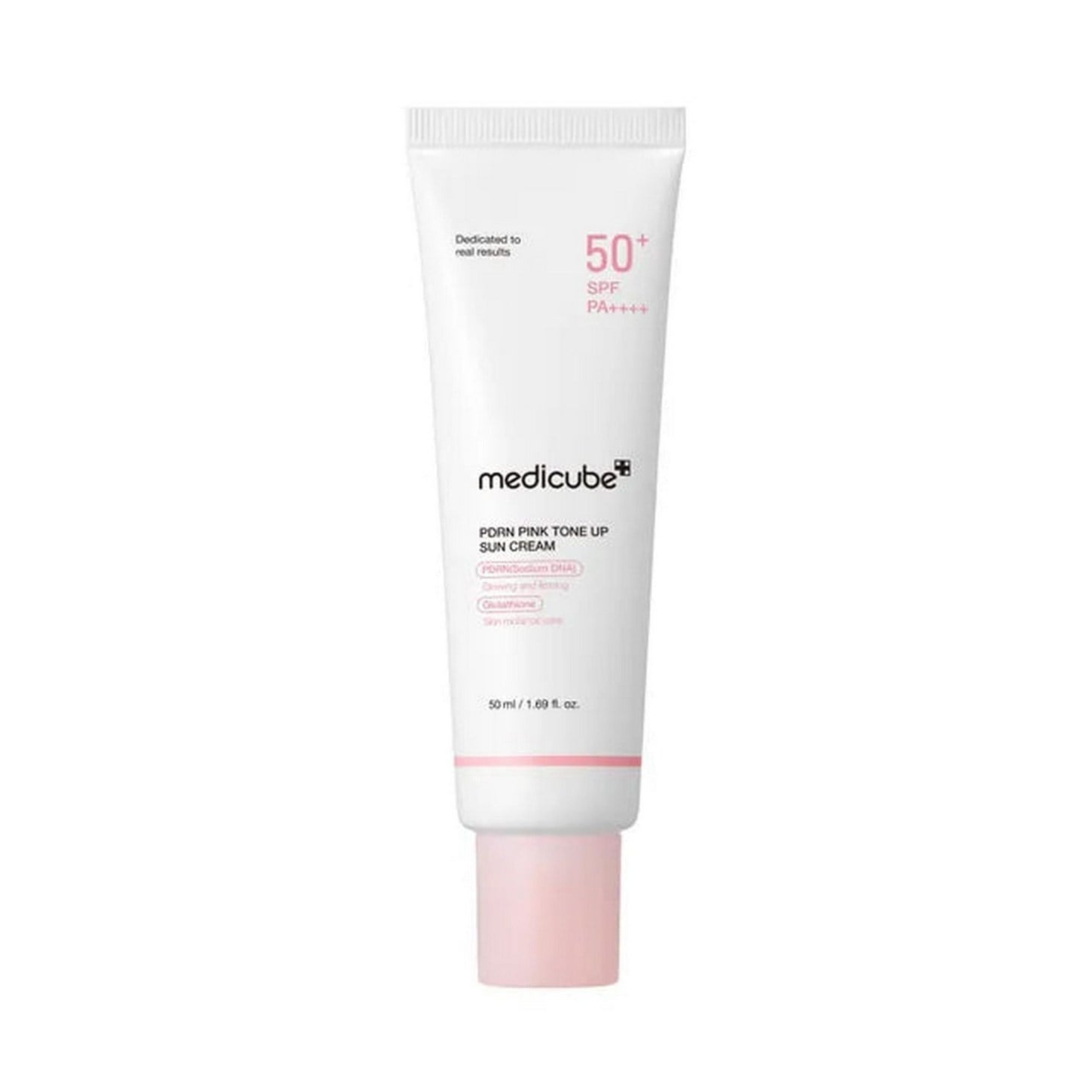 Medicube PDRN Pink Tone Up Sun Cream SPF 50+ PA++++ – Aydınlatıcı Ton Eşitleyici Güneş Kremi 50ml
