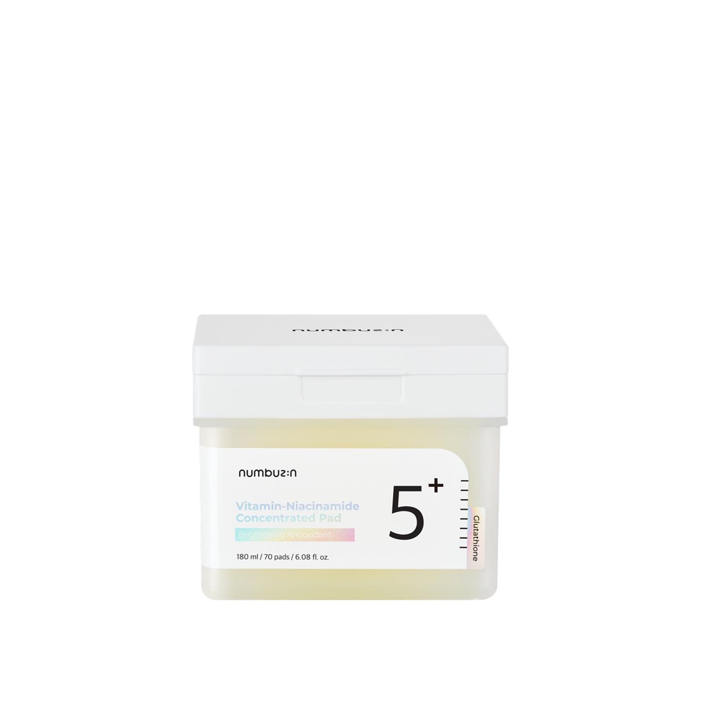 No.5 Vitamin-Niacinamide Concentrated Pad - Cilt Tonu Eşitleyici ve Koyu Leke Karşıtı Niacinamide İçeren Tonik Ped