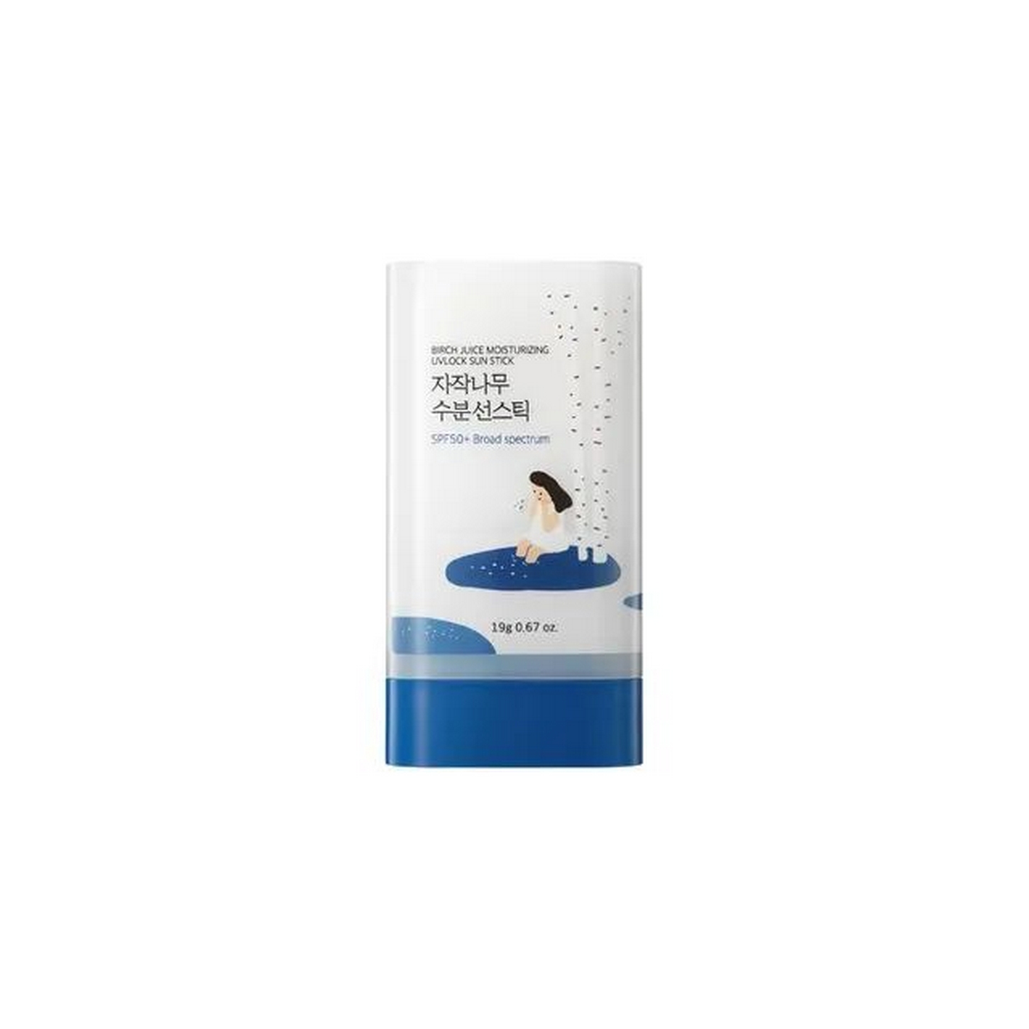 Round Lab Birch Juice Moisturizing Sun Stick - Huş Ağacı Özü İçeren Serinletici ve Yüksek Korumalı Güneş Koruyucu Stick 19g