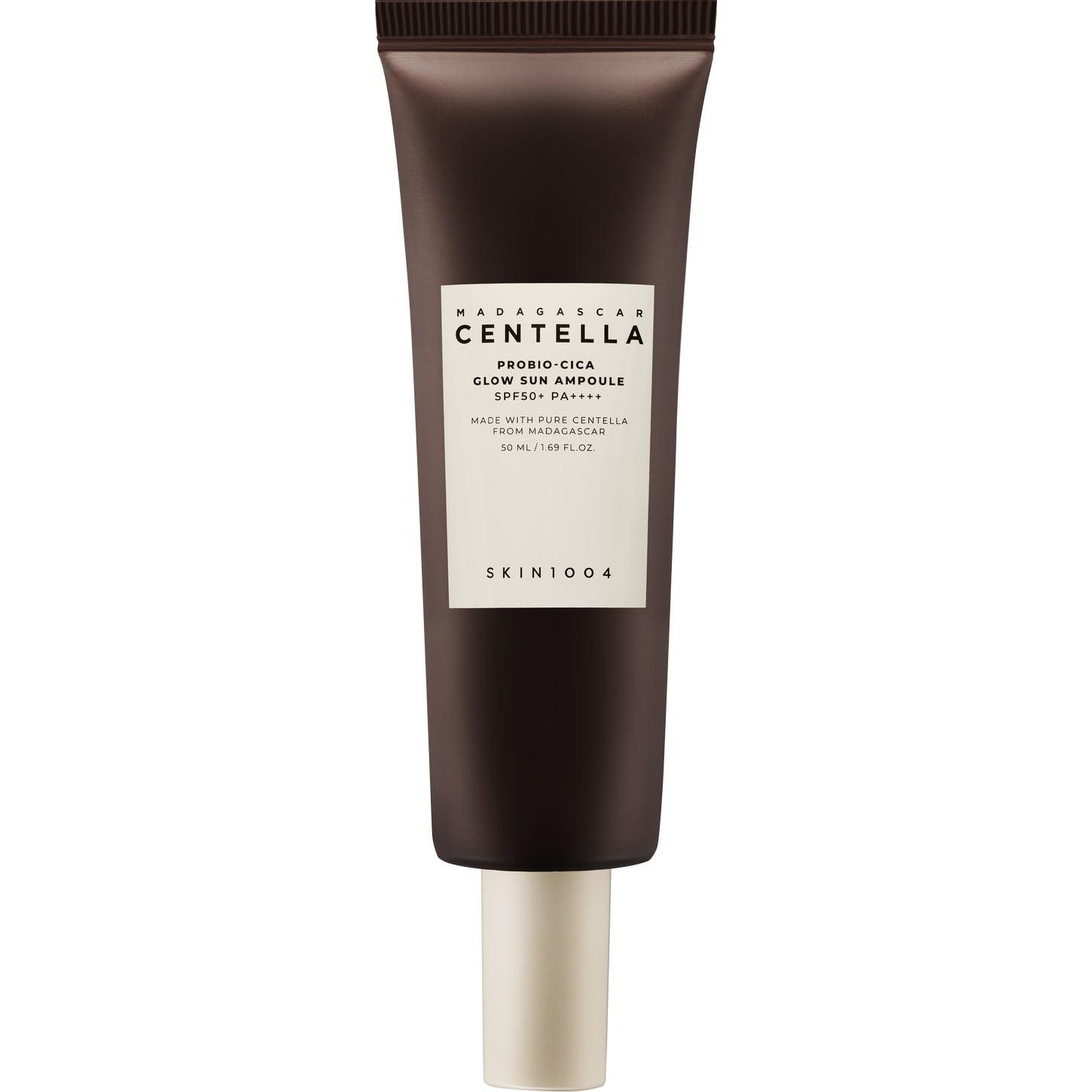 SKIN1004 Madagascar Centella Probio-Cica Glow Sun Ampoule SPF 50+ PA++++ – Işıltılı Bitişli Bariyer Bakım Güneş Ampulü 50ml