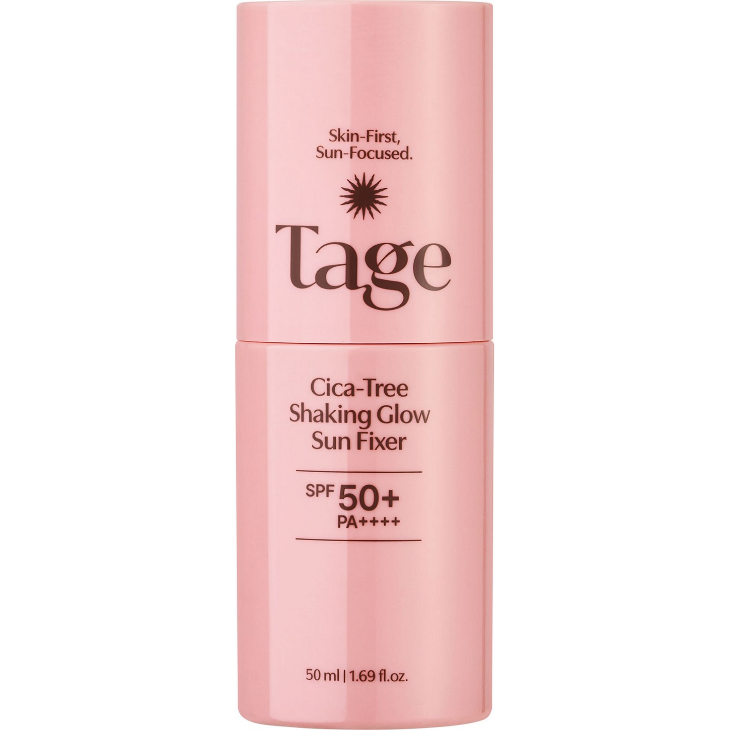 Tage Cica-Tree Shaking Glow Sun Fixer SPF 50+ PA++++ – Işıltılı Bitişli Makyaj Sabitleyici Güneş Koruyucu Sprey 50ml