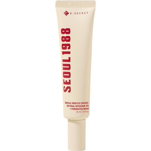 K-Secret SEOUL 1988 Eye Cream : Retinal Liposome 4% + Fermented Bean - Retinal İçerikli Sıkılaştırıcı ve Aydınlatıcı Göz Çevresi Kremi 30ml