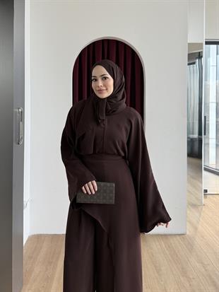 Asimetrik Kesim Üçlü Takım Acı Kahve