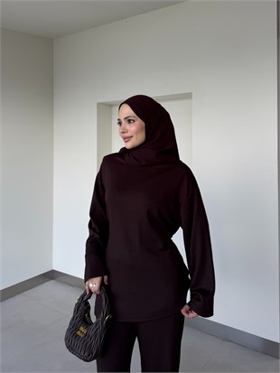 Bağlamalı Oys Takım Burgundy
