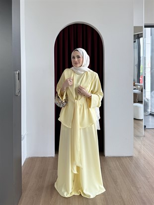 Belden Oturtmalı Kuşaklı Takım Sarı