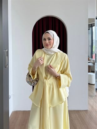 Belden Oturtmalı Kuşaklı Takım Sarı