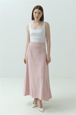 Krep Etek Pembe