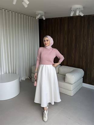 Pembe Triko Bluz