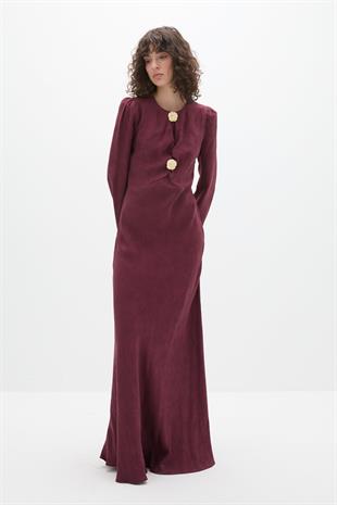 Vanessa Jakar Elbise Burgundy
