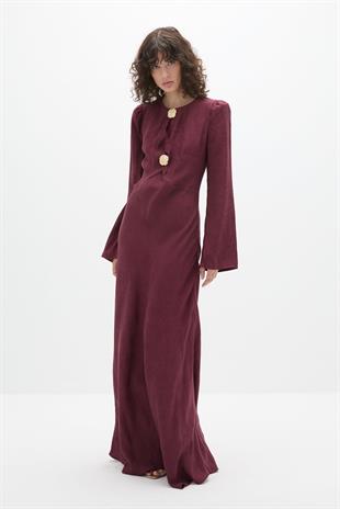 Vanessa Jakar Elbise Burgundy
