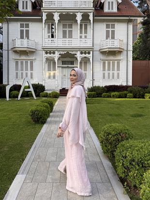 Yarasa Kol Modal Takım Pembe