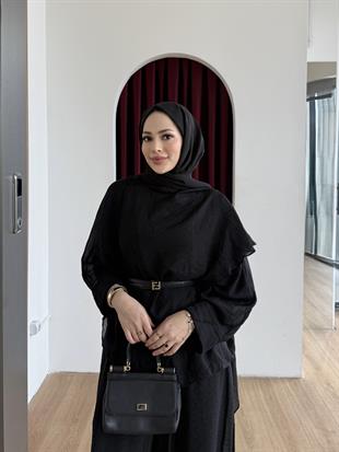 Yarasa Kol Modal Takım Siyah