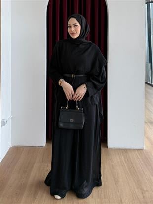 Yarasa Kol Modal Takım Siyah