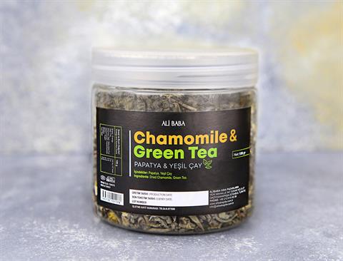 Chomomile &Green Tea Papatya Ve Yeşil Çay 100.gr