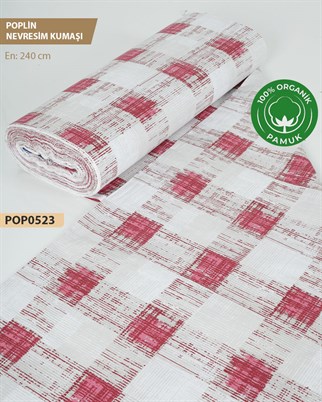 %100 Pamuk Poplin Nevresim Kumaşı En 240 cm-POP0523-23