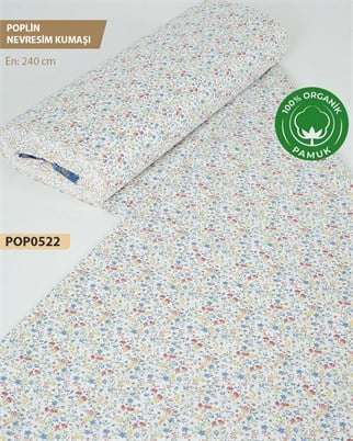 %100 Pamuk Poplin Nevresim Kumaşı En 240 cm-POP0522-22
